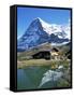 The Eiger, Kleine Scheidegg, Bernese Oberland, Swiss Alps, Switzerland-Hans Peter Merten-Framed Stretched Canvas