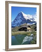 The Eiger, Kleine Scheidegg, Bernese Oberland, Swiss Alps, Switzerland-Hans Peter Merten-Framed Photographic Print