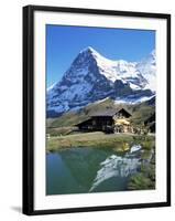 The Eiger, Kleine Scheidegg, Bernese Oberland, Swiss Alps, Switzerland-Hans Peter Merten-Framed Photographic Print