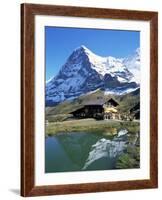 The Eiger, Kleine Scheidegg, Bernese Oberland, Swiss Alps, Switzerland-Hans Peter Merten-Framed Photographic Print