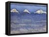 The Eiger, Monch and Jungfrau Peaks Above the Foggy Sea-Ferdinand Hodler-Framed Stretched Canvas