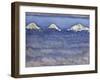 The Eiger, Monch and Jungfrau Peaks Above the Foggy Sea-Ferdinand Hodler-Framed Premium Photographic Print