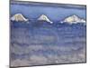 The Eiger, Monch and Jungfrau Peaks Above the Foggy Sea-Ferdinand Hodler-Mounted Premium Photographic Print