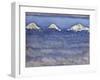 The Eiger, Monch and Jungfrau Peaks Above the Foggy Sea-Ferdinand Hodler-Framed Photographic Print