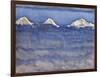 The Eiger, Monch and Jungfrau Peaks Above the Foggy Sea-Ferdinand Hodler-Framed Photographic Print