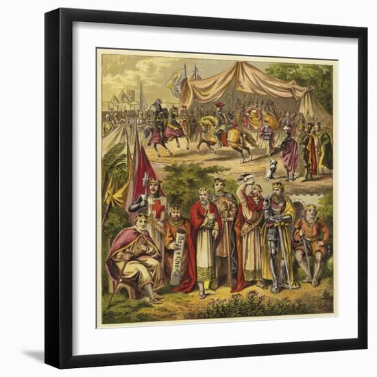 The Eight First Plantagenet Kings-null-Framed Giclee Print