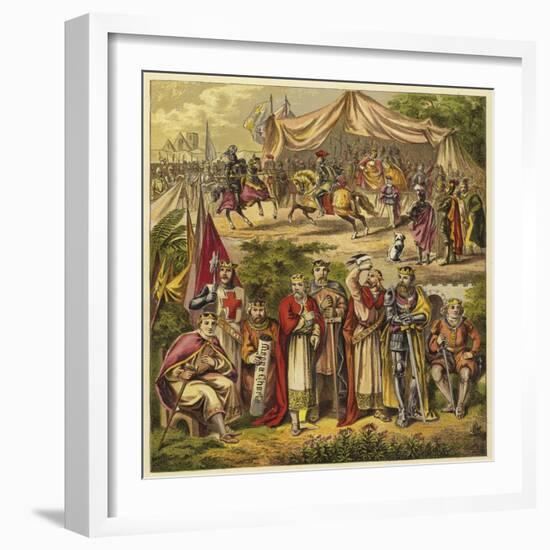 The Eight First Plantagenet Kings-null-Framed Giclee Print