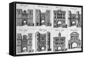 The Eight Gates of the City of London-null-Framed Stretched Canvas