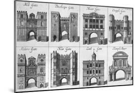 The Eight Gates of the City of London-null-Mounted Giclee Print