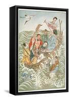 The Eight Immortals Cross the Sea Each Using Their Own Particular Magic Charm-null-Framed Stretched Canvas