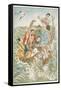 The Eight Immortals Cross the Sea Each Using Their Own Particular Magic Charm-null-Framed Stretched Canvas