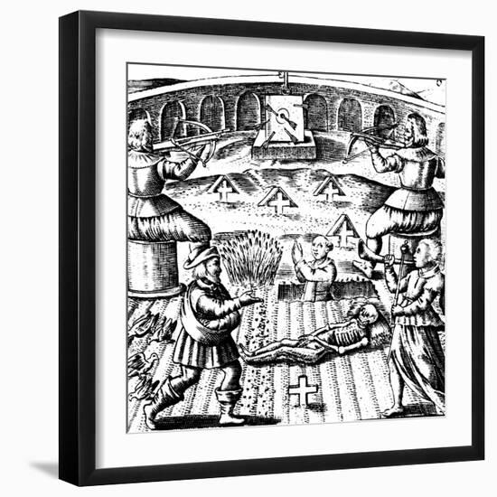 The Eighth Key of Basil Valentine, Legendary 15th Century German Monk, 1651-null-Framed Giclee Print