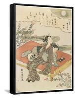 The Eighth Month, C. 1768-Suzuki Harunobu-Framed Stretched Canvas