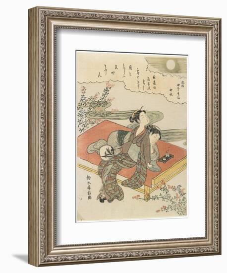 The Eighth Month, C. 1768-Suzuki Harunobu-Framed Giclee Print