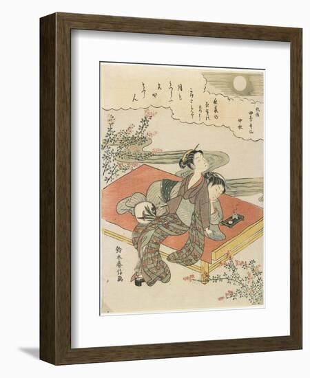 The Eighth Month, C. 1768-Suzuki Harunobu-Framed Giclee Print