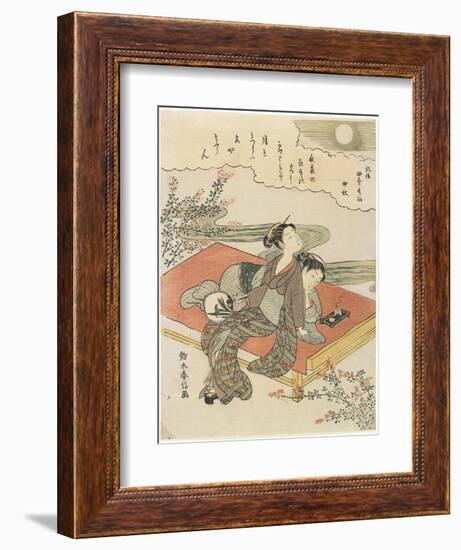 The Eighth Month, C. 1768-Suzuki Harunobu-Framed Giclee Print