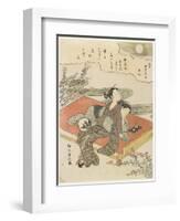 The Eighth Month, C. 1768-Suzuki Harunobu-Framed Giclee Print