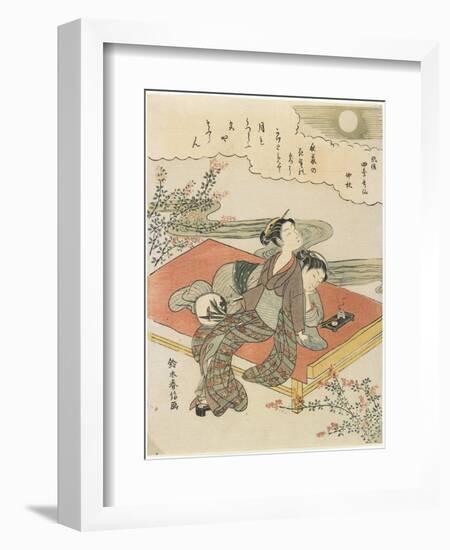 The Eighth Month, C. 1768-Suzuki Harunobu-Framed Giclee Print