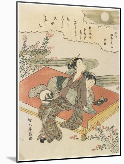 The Eighth Month, C. 1768-Suzuki Harunobu-Mounted Giclee Print