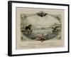 The Eighth Wonder of the World, Atlantic cable, 1866-null-Framed Giclee Print