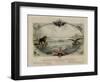 The Eighth Wonder of the World, Atlantic cable, 1866-null-Framed Giclee Print