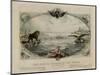 The Eighth Wonder of the World, Atlantic cable, 1866-null-Mounted Giclee Print