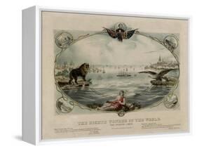 The Eighth Wonder of the World, Atlantic cable, 1866-null-Framed Stretched Canvas