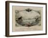 The Eighth Wonder of the World, Atlantic cable, 1866-null-Framed Giclee Print