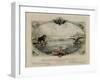 The Eighth Wonder of the World, Atlantic cable, 1866-null-Framed Giclee Print