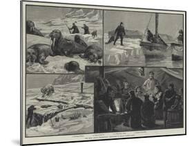 The Eira Arctic Expedition, Sketches in Franz Joseph Land-null-Mounted Giclee Print