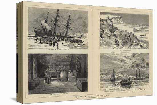 The Eira Arctic Expedition-William Lionel Wyllie-Stretched Canvas