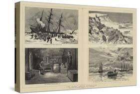 The Eira Arctic Expedition-William Lionel Wyllie-Stretched Canvas