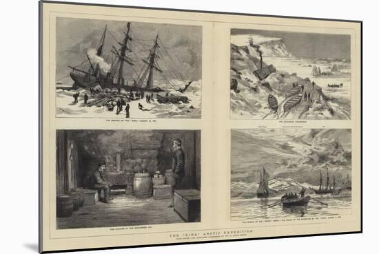 The Eira Arctic Expedition-William Lionel Wyllie-Mounted Giclee Print