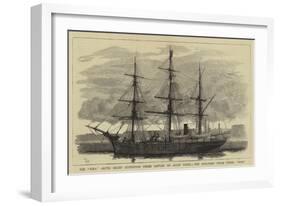 The Eira Arctic Relief Expedition under Captain Sir Allen Young, the Exploring Steam Vessel Hope-William Lionel Wyllie-Framed Giclee Print