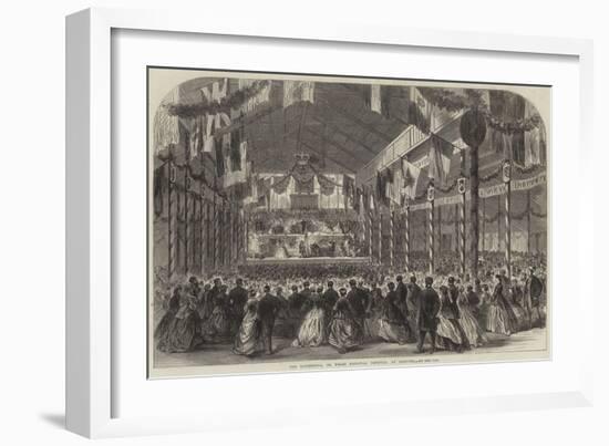 The Eisteddfod, or Welsh National Festival, at Chester-null-Framed Giclee Print