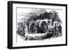 The Ejectment, from "The Illustrated London News," 16th December 1848-Robert Thomas Landells-Framed Giclee Print