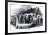 The Ejectment, from "The Illustrated London News," 16th December 1848-Robert Thomas Landells-Framed Giclee Print