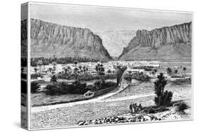 The El-Kantara Gorge, Tunisia, 1895-Armand Kohl-Stretched Canvas
