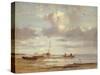 The Elbe at Blankenesee-Adolf Vollmer-Stretched Canvas