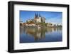 The Elbe in Front of Albrechtsburg and Cathedral in Mei§en-Uwe Steffens-Framed Photographic Print