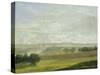The Elbe Valley Near Dresden-Johan Christian Dahl-Stretched Canvas