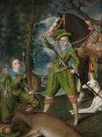 Henry Frederick, Prince of Wales, with Sir John Harington in the Hunting Field, 1603-Robert, the Elder Peake-Giclee Print