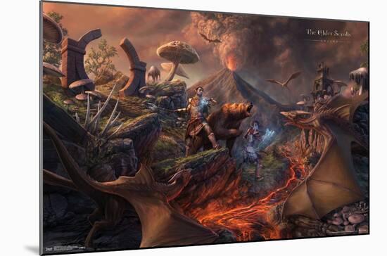 The Elder Scrolls: Online - Battle-Trends International-Mounted Poster