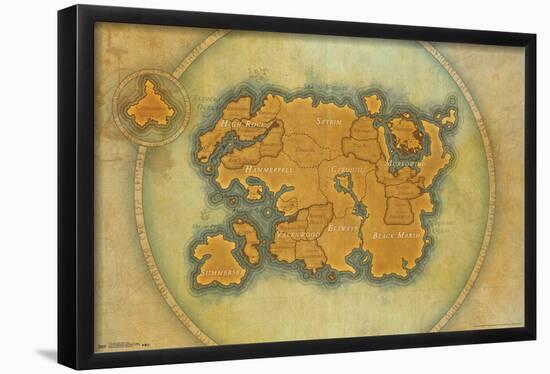 The Elder Scrolls: Online - Map-Trends International-Framed Poster