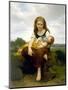 The Elder Sister, 1869 (Oil on Canvas)-William-Adolphe Bouguereau-Mounted Giclee Print