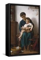 The Elder Sister, 1877-Joseph Bail-Framed Stretched Canvas