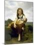 The Elder Sister (La Soeur Aîné), 1869-William-Adolphe Bouguereau-Mounted Giclee Print