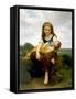 The Elder Sister (La Soeur Ainee)-William Adolphe Bouguereau-Framed Stretched Canvas