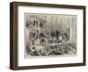 The Election Campaign, Mr Gladstone at the Albert Hall, Edinburgh-null-Framed Premium Giclee Print