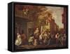 'The Election: Canvassing for Votes', 1754-1755, (c1915)-William Hogarth-Framed Stretched Canvas